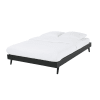 Zwart bed 140x190